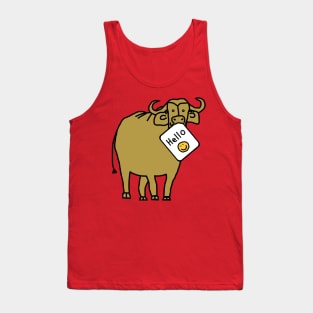 Ox Says Hello in the Year of the Ox Tank Top